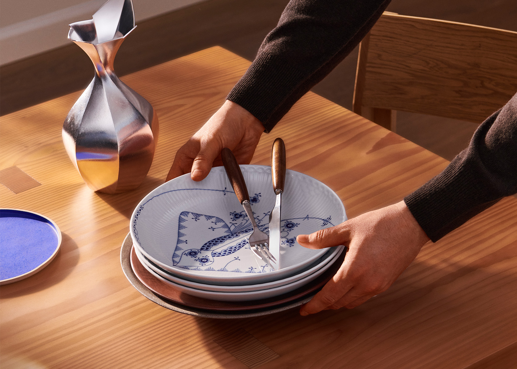 Table setting with the Royal Creatures Collection from Royal Copenhagen